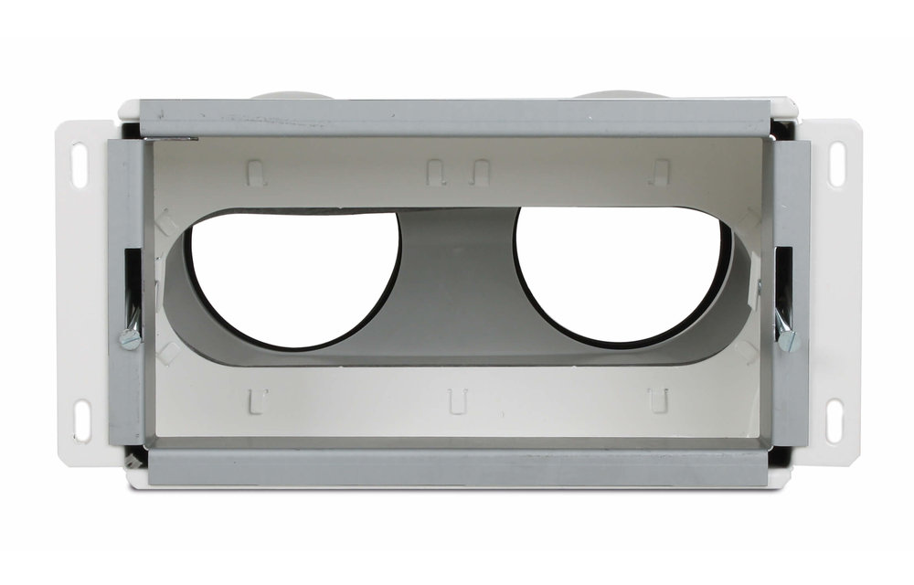 Vent-Axia Uniflexplus wandcollector achteraansluiting 2x Ø90 mm