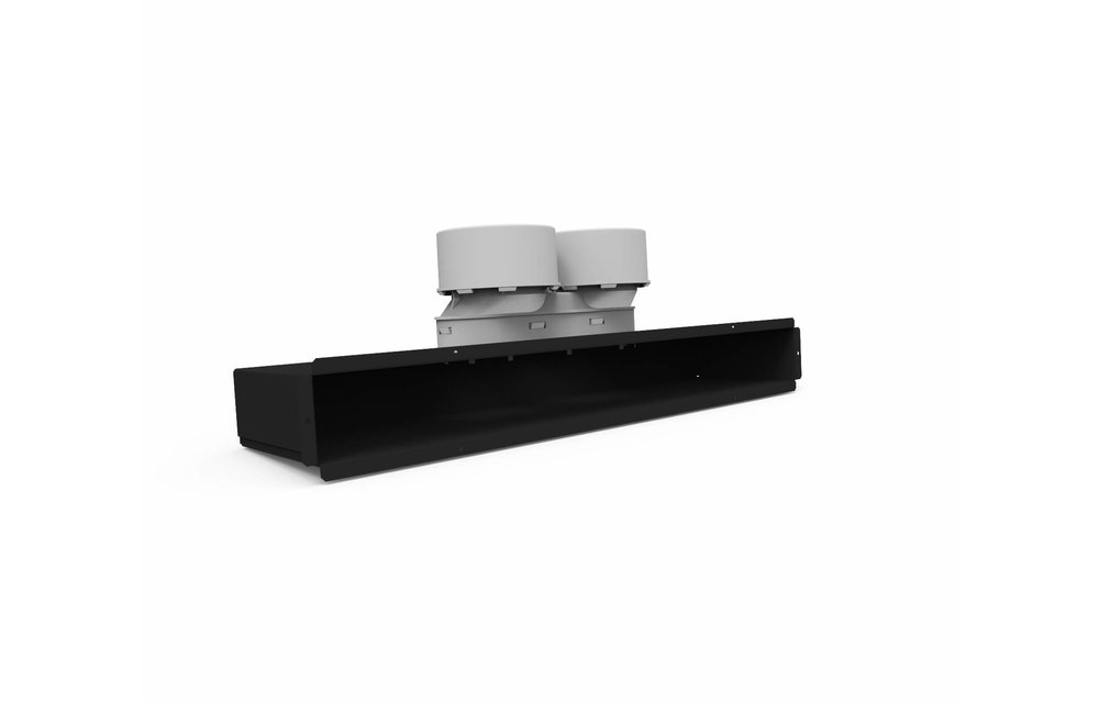 Vent-Axia Uniflexplus lijncollector voor plafond- of muuraansluiting 2x Ø90 mm