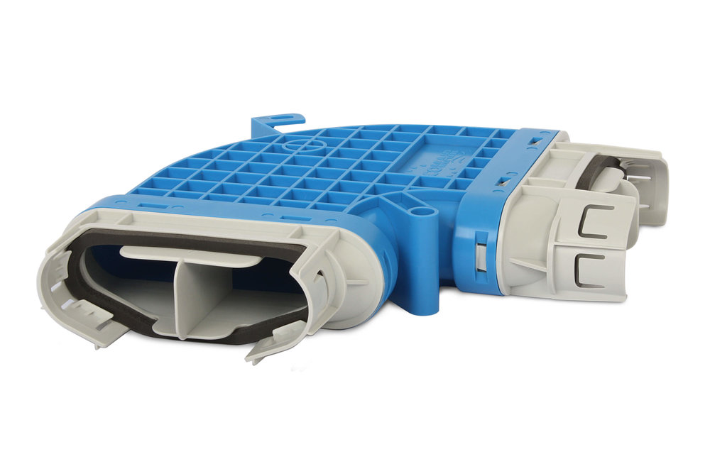 Vent-Axia Uniflexplus horizontale bocht 90° tbv flexibele slang132x52 180°