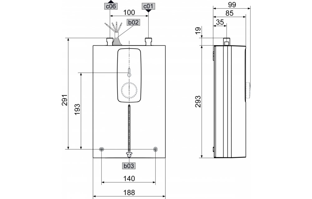 Stiebel Eltron Doorstroomboiler DCE 11/13
