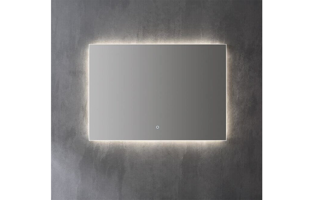 essence groep Dwingend Saniful Rechthoekige badkamerspiegel met led verlichting in 3 kleuren -  123InstallatieMaterialen