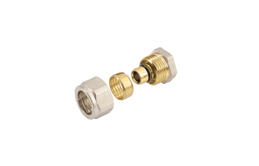 BONFIX Alu-knel Eindkoppeling 16 mm