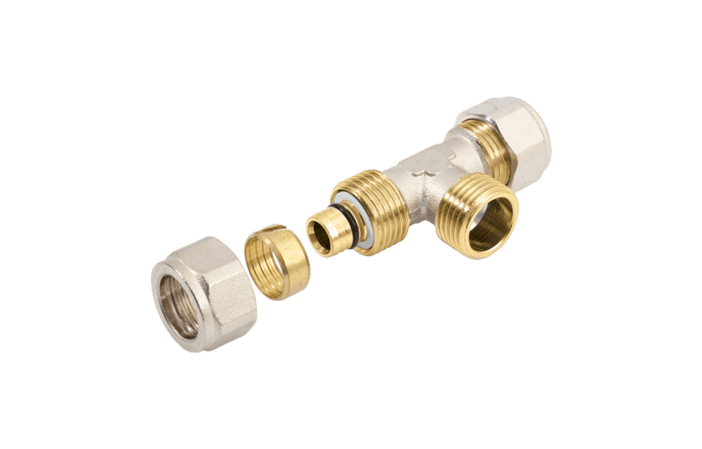 BONFIX Alu-knel T-stuk 16 x 3/4" buitendraad x 16 mm