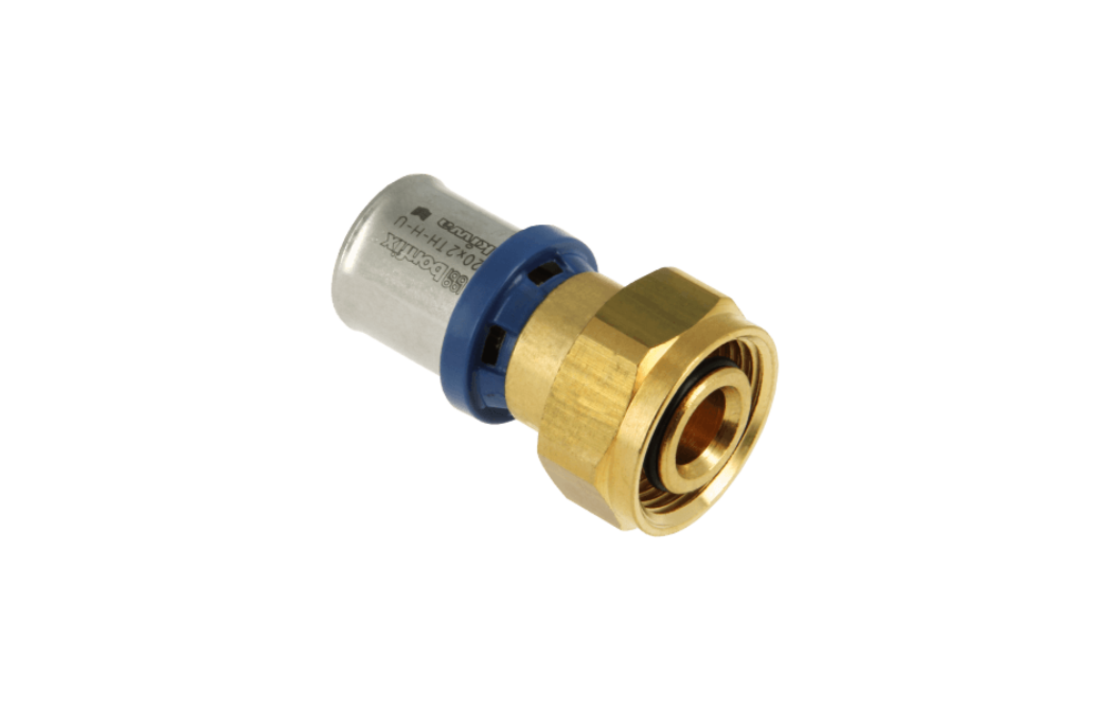 BONFIX Alu-pers 2-delige Kop. met euroconus moer ½" x 20 mm