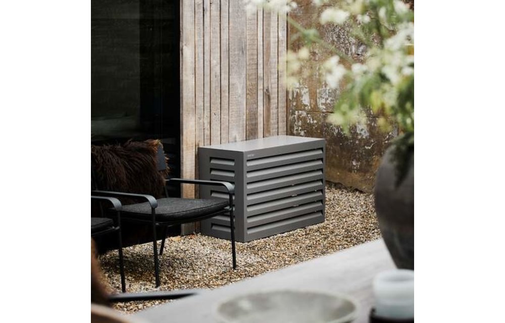 Omkasting Medium antraciet aluminium gepoedercoat 800 x 1100 x 550 mm