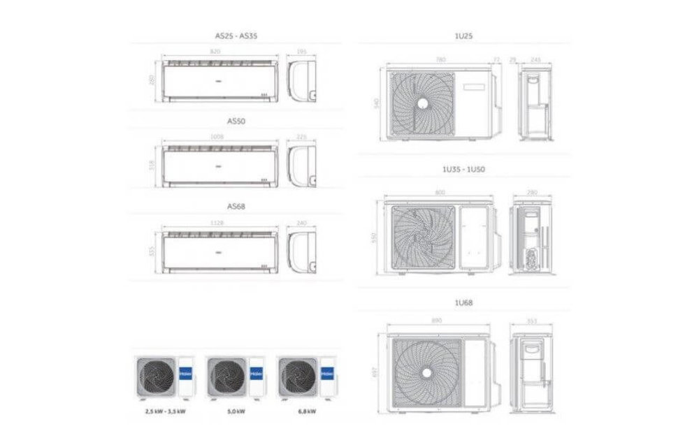 Haier Tundra Plus 7kW single-split unit airco wifi