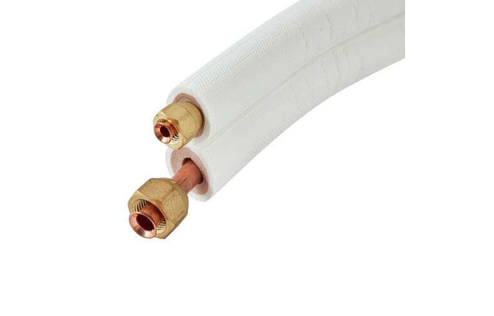 Aircotube kant & klaar koelleiding geisoleerd flare leidingset Ø 1/4" x 1/2"