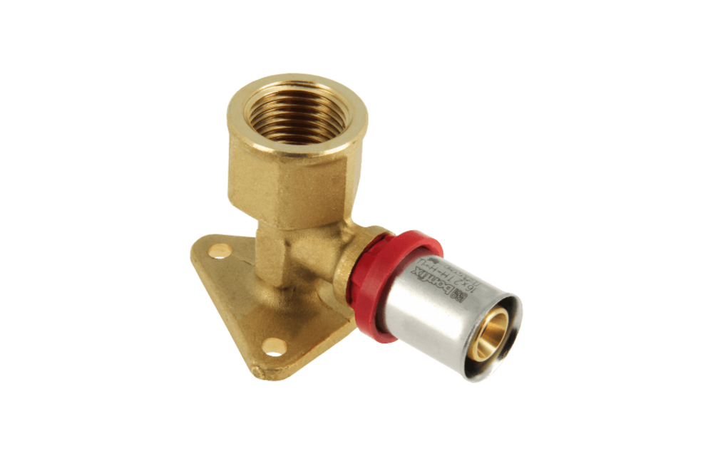 BONFIX Alu-pers 2001205 Muurplaat ½" binnen x 16 mm H=47 mm