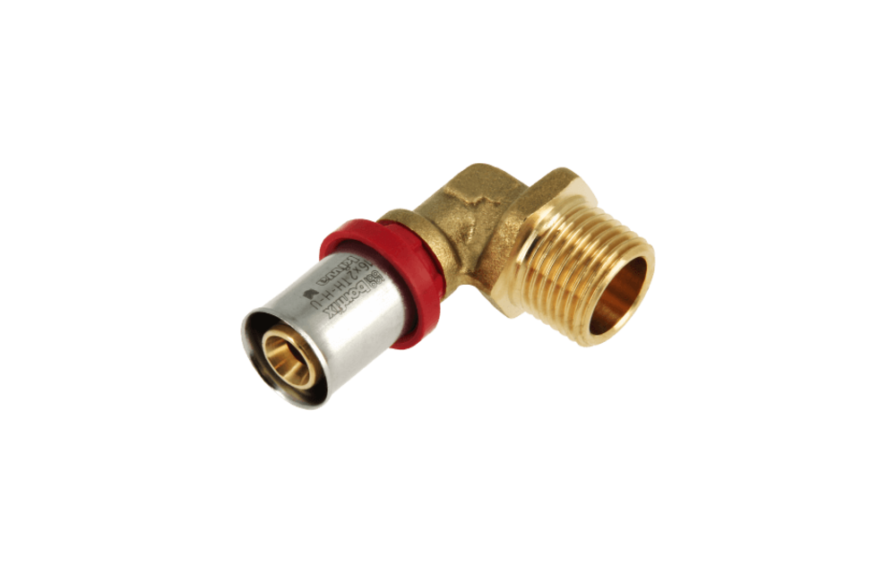 BONFIX Alu-pers 2001005 Knie 1/2" buitendraad x 16 mm