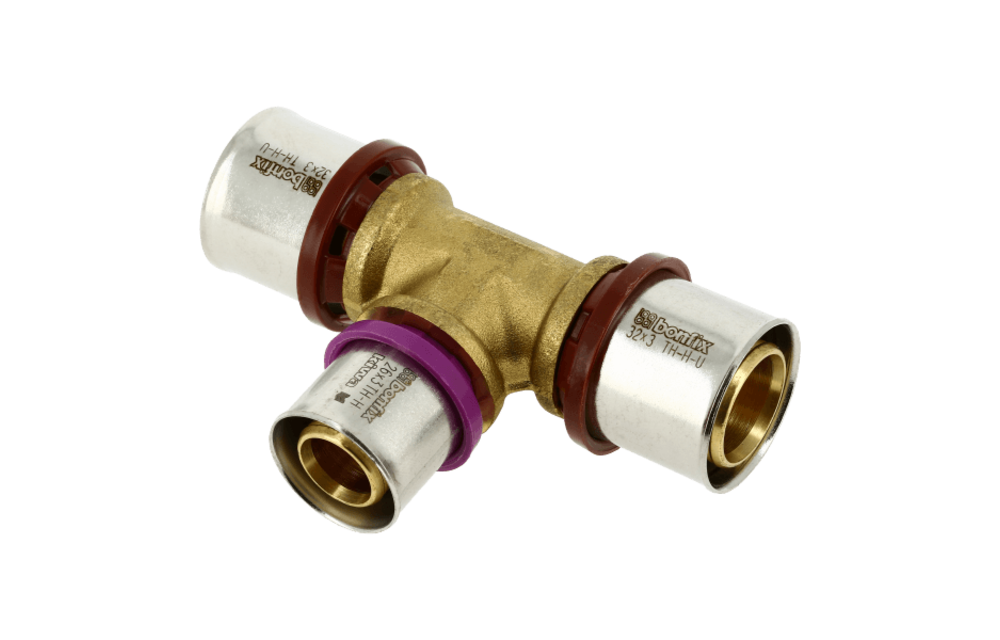 BONFIX Alu-pers 2000890 Verloop T-stuk 32 x 26 x 32 mm