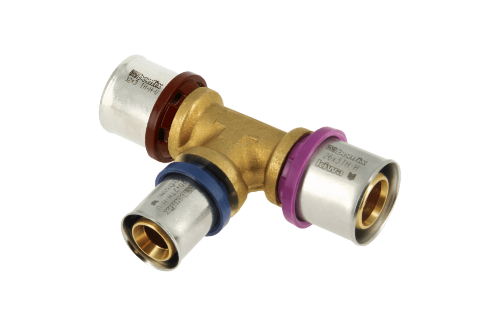 BONFIX Alu-pers 2000881 Verloop T-stuk 32 x 20 x 26 mm