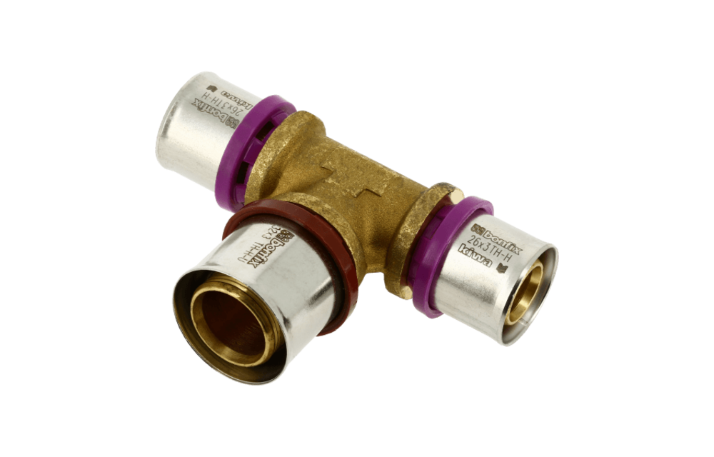 BONFIX Alu-pers 2000877 Verloop T-stuk 26 x 32 x 26 mm