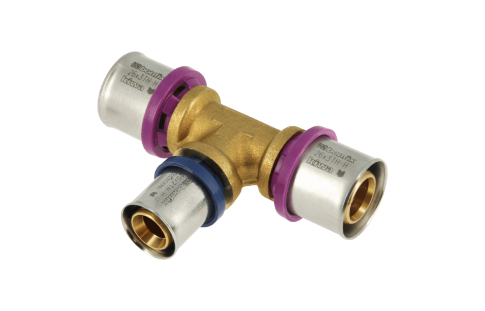 BONFIX Alu-pers 2000872 Verloop T-stuk 26 x 20 x 26 mm