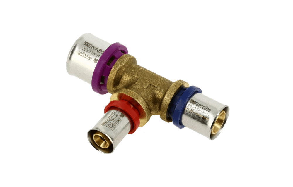 BONFIX Alu-pers 2000862 Verloop T-stuk 26 x 16 x 20 mm