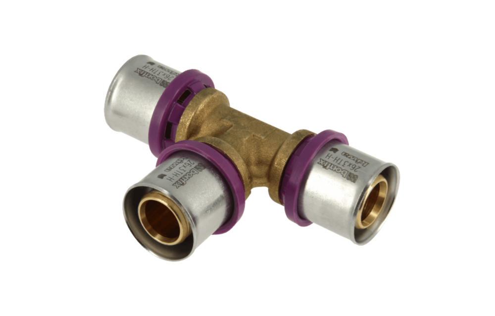 BONFIX Alu-pers 2000525 T-stuk 26 x 26 x 26 mm