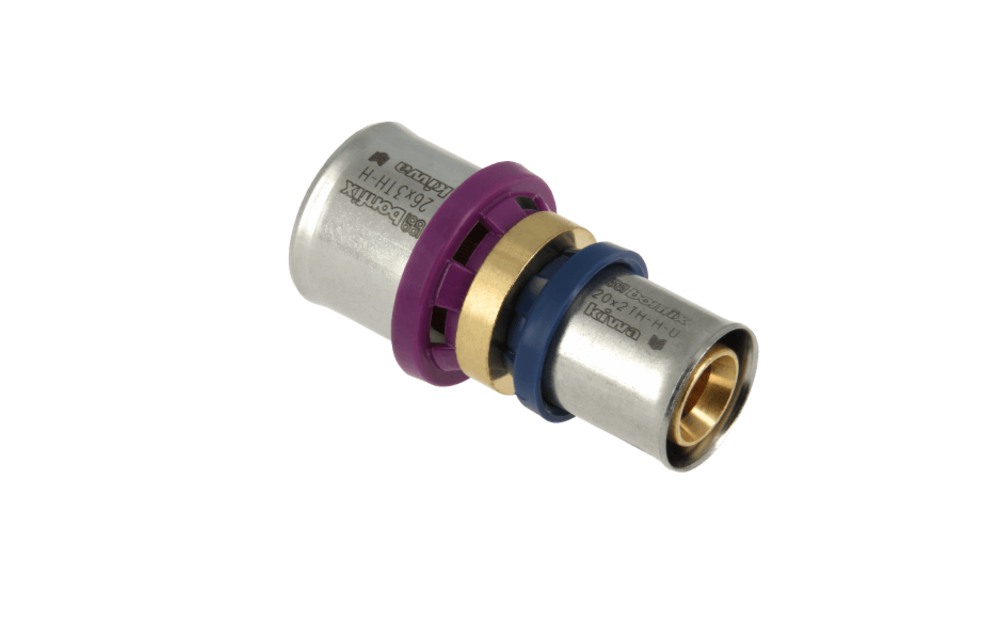 BONFIX Alu-pers 2000455 Rechte verloopkoppeling 26 x 20 mm
