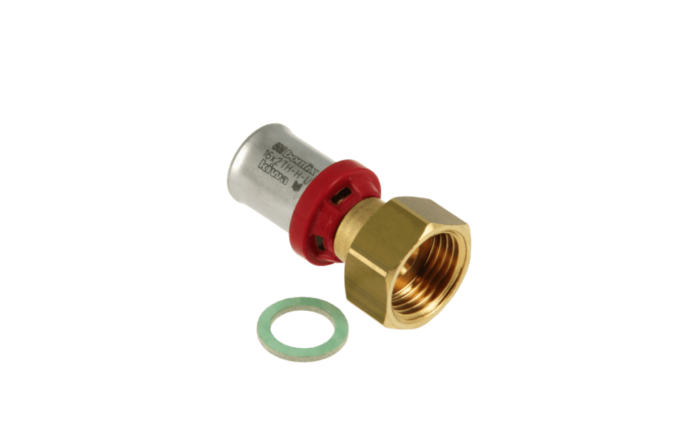 BONFIX Alu-pers 2-delige Koppeling met losse moer ½" x 16 mm
