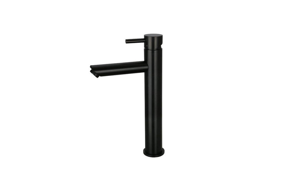 Saniful Wastafelmengkraan Mat Zwart opbouw hoog 30cm