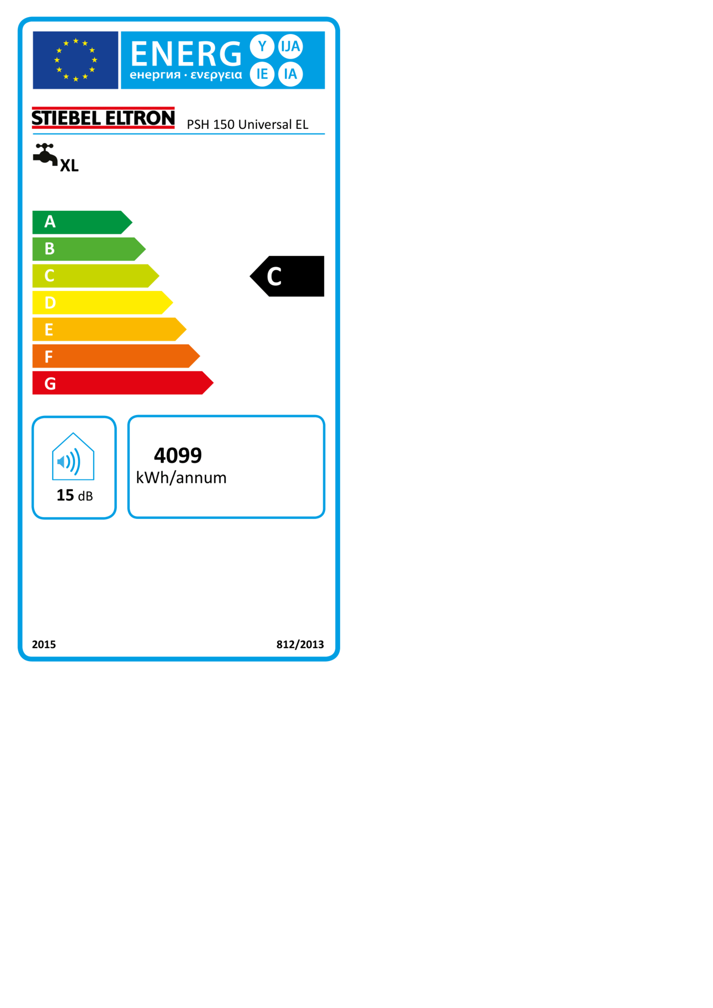 Stiebel Eltron Elektrische Boiler 150 liter PSH Universal