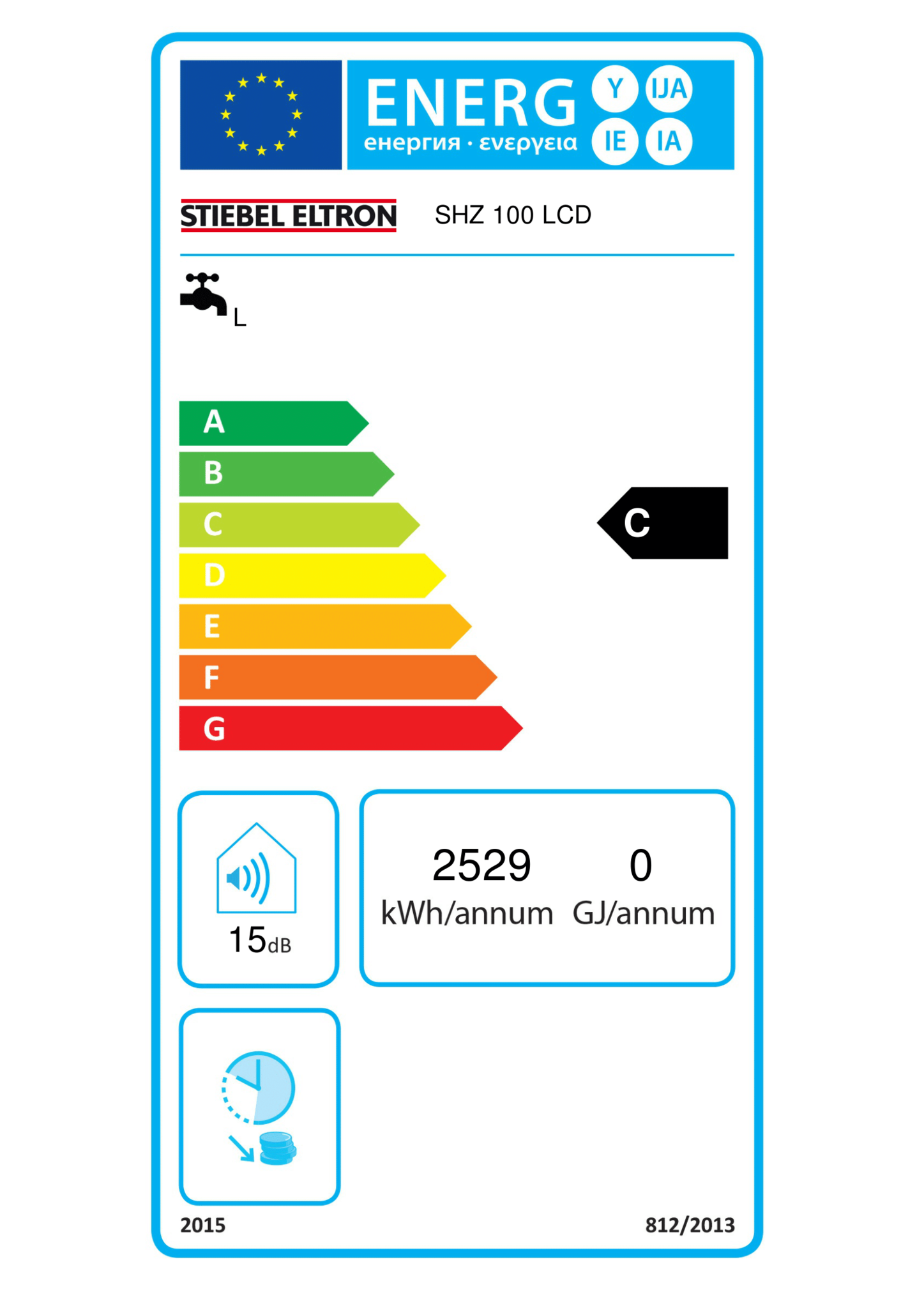 Stiebel Eltron Elektrische Boiler High Line 100 liter SHZ LCD ECO