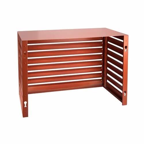 Omkasting Medium steenrood aluminium gepoedercoat 800 x 1100 x 550 mm