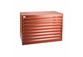 Omkasting Medium steenrood aluminium gepoedercoat 800 x 1100 x 550 mm