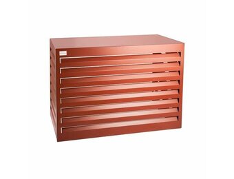 Omkasting Medium steenrood aluminium gepoedercoat 800 x 1100 x 550 mm