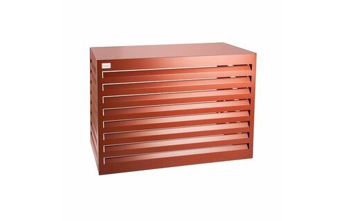 Omkasting Medium steenrood aluminium gepoedercoat 800 x 1100 x 550 mm