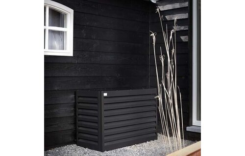 Omkasting Medium zwart aluminium gepoedercoat 800 x 1100 x 550 mm