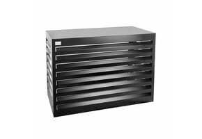 Omkasting Medium zwart aluminium gepoedercoat 800 x 1100 x 550 mm
