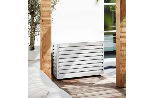 Omkasting Medium wit aluminium gepoedercoat 800 x 1100 x 550 mm