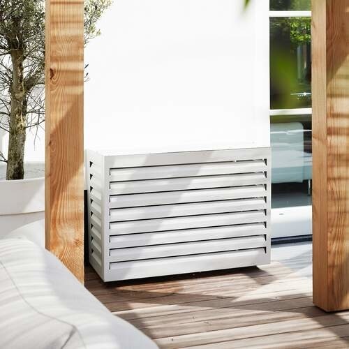 Omkasting Medium wit aluminium gepoedercoat 800 x 1100 x 550 mm