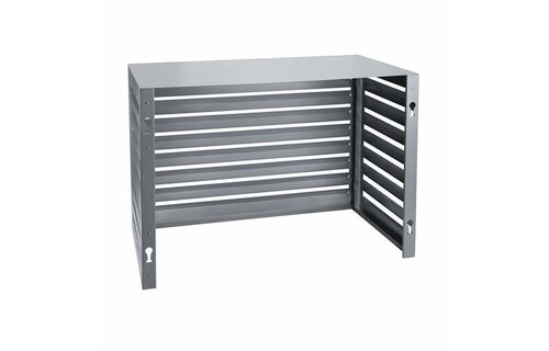 Omkasting Medium antraciet aluminium gepoedercoat 800 x 1100 x 550 mm