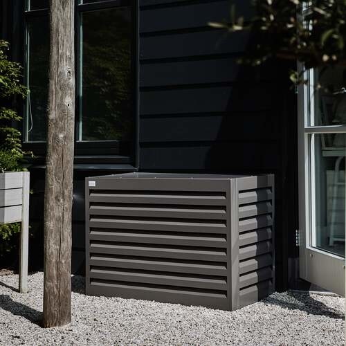 Omkasting Medium antraciet aluminium gepoedercoat 800 x 1100 x 550 mm