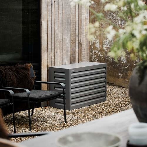 Omkasting Medium antraciet aluminium gepoedercoat 800 x 1100 x 550 mm