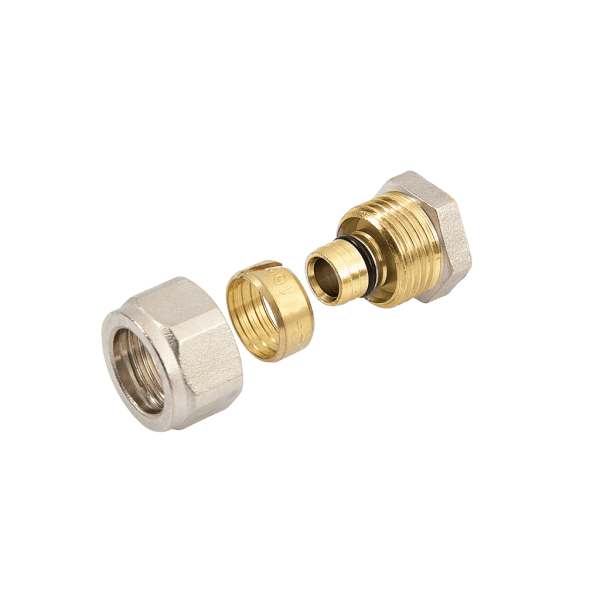 BONFIX Alu-knel Eindkoppeling 16 mm