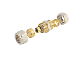 BONFIX Alu-knel Rechte koppeling 16 mm x 15 mm knel