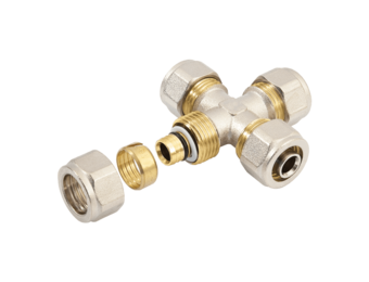 BONFIX Alu-knel Kruisstuk 20 x 20 x 20 x 20 mm