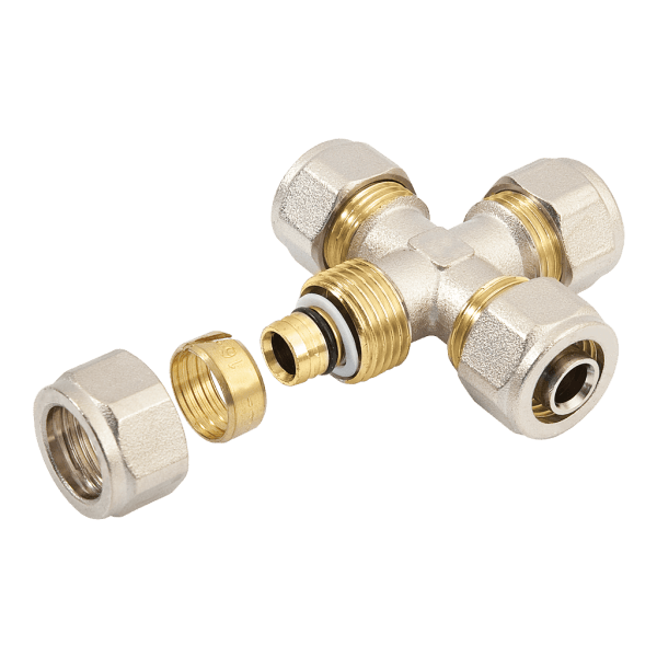 BONFIX Alu-knel Kruisstuk 20 x 20 x 20 x 20 mm