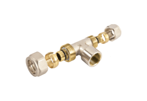 BONFIX Alu-knel Verloop T-stuk 20 x 3/4" binnendraad x 16 mm