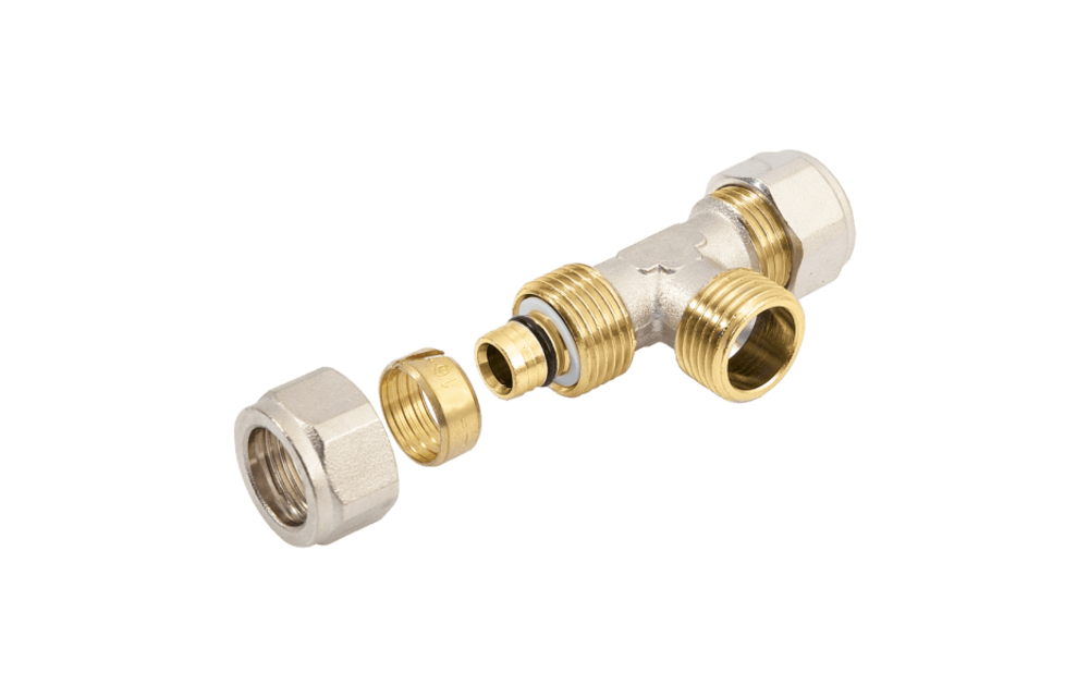 BONFIX Alu-knel T-stuk 26 x 1" buitendraad x 26 mm