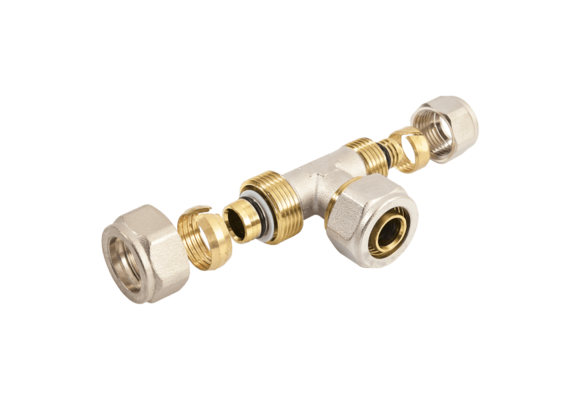 BONFIX Alu-knel Verloop  T-stuk 32 x 26 x 32 mm