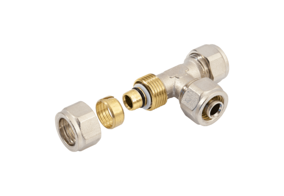 BONFIX Alu-knel T-stuk 32 x 32 x 32 mm