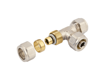 BONFIX Alu-knel T-stuk 26 x 26 x 26 mm