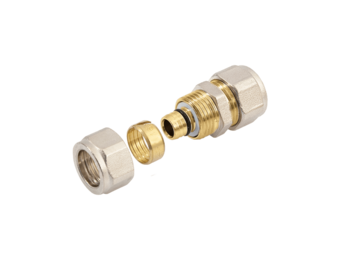 BONFIX Alu-knel Rechte Verloop koppeling 32 x 26 mm