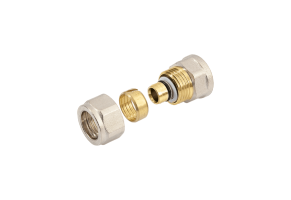 BONFIX Alu-knel Schroefbus 1/2" x 20 mm