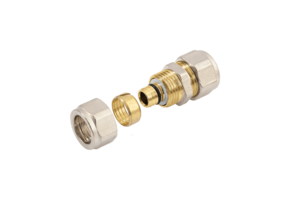 BONFIX Alu-knel Rechte koppeling 32 x 32 mm