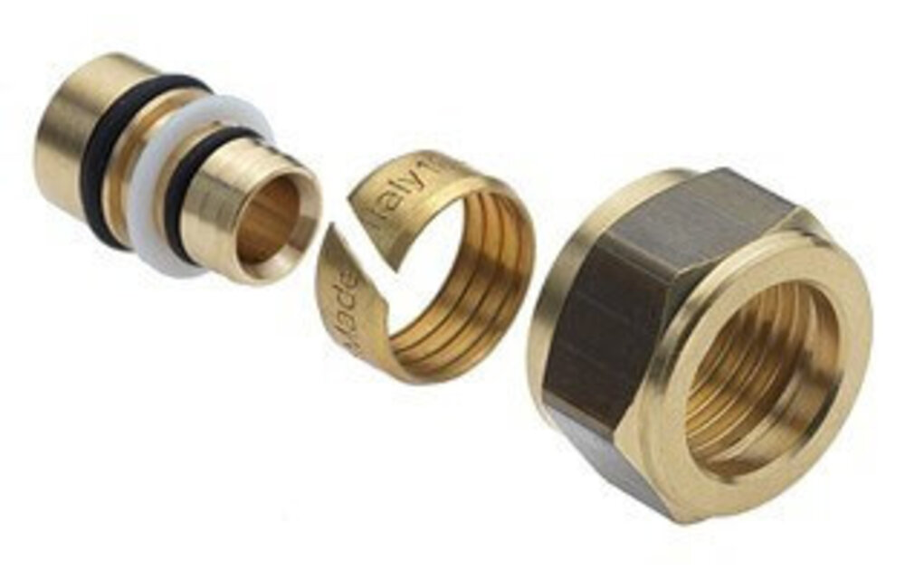 BONFIX 23910 Verloopset ø16x2,0 Alu-pers x 15 mm knel