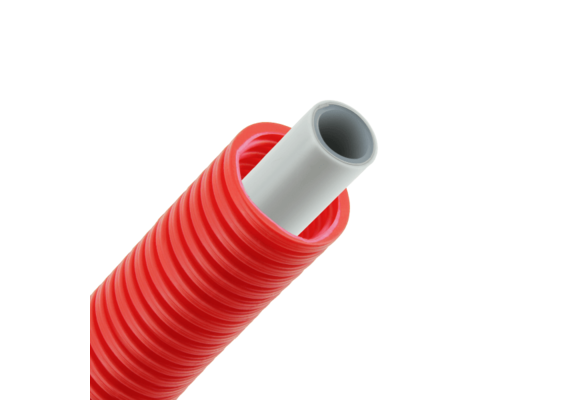 BONFIX Alu-pers systeembuis rode mantel 20 x 2,0 rol 50 m