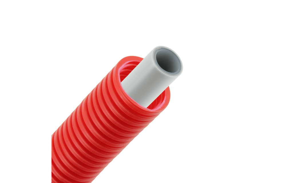 BONFIX Alu-pers systeembuis rode mantel 16 x 2,0 rol 50 m